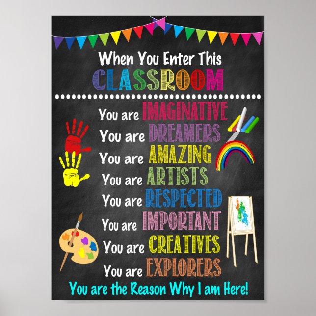 Art Teacher Printable Poster (Front)