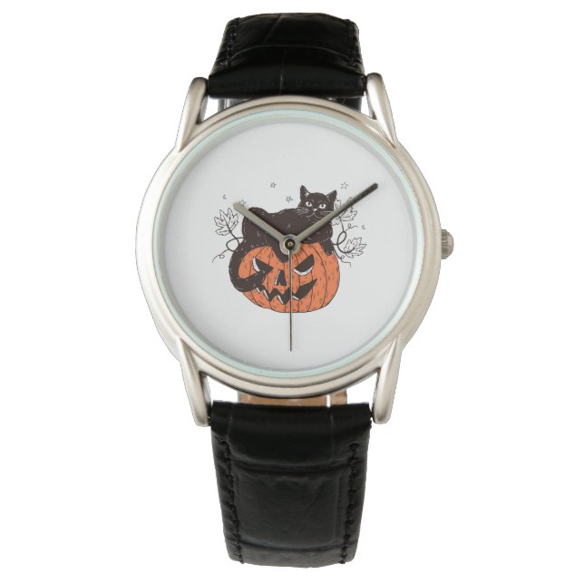 Art Teacher Spooky Pumpkin Halloween Men Women T-S Watch (Front)