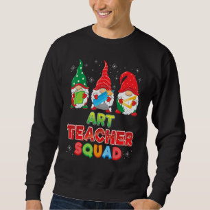 Art Teacher Squad Christmas Gnomes Gnome Sweater U
