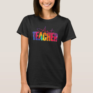 Art Teacher Tie Dye Back To School Appreciation 5 T-Shirt