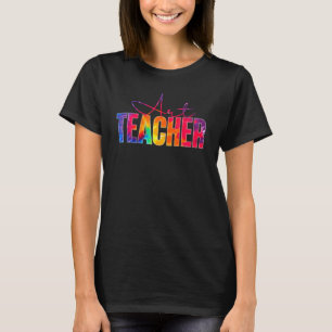 Art Teacher Tie Dye Back To School Appreciation 5 T-Shirt