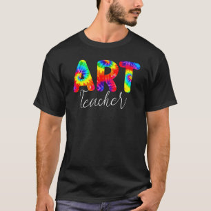 Art Teacher Tie Dye Back To School Appreciation 7 T-Shirt