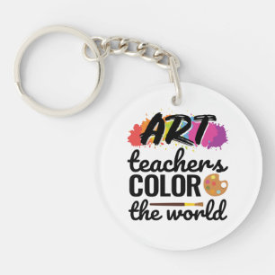 Art Teachers Colour the World Teacher Appreciation Key Ring