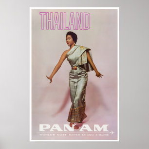 Art Thailand Travel Poster Wall Print