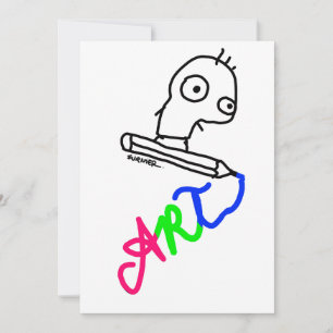 ART THANK YOU CARD