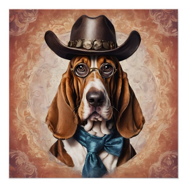 Art The Basset Hound Poster (Front)