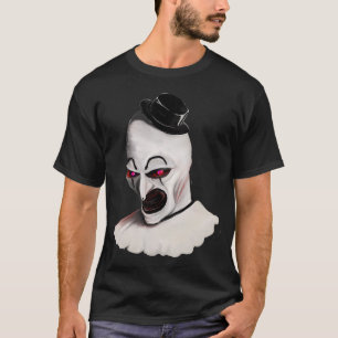 Art The Clown's Evil Grin in Horror T-Shirt