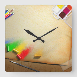 Art Themed Artistic Painters Wall Clock