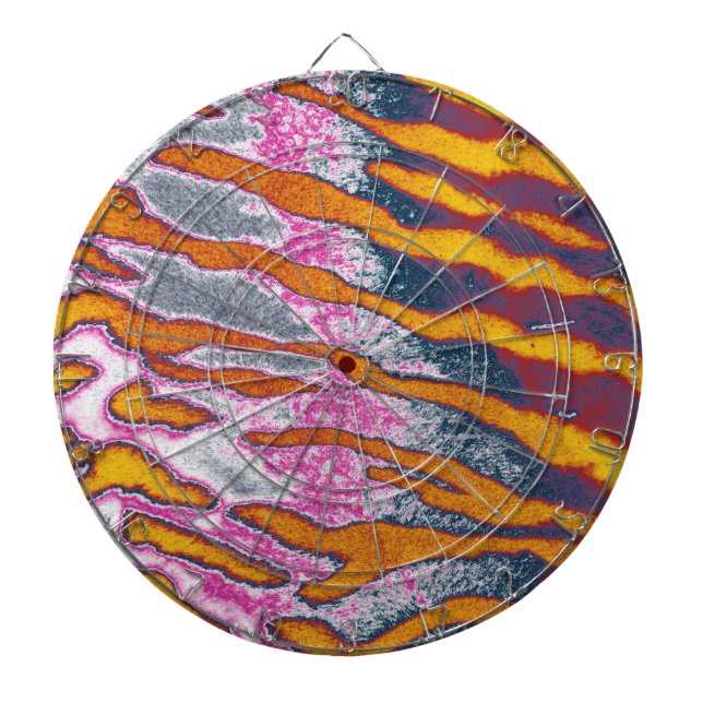 Art tiger fur 2 dartboard (Front)