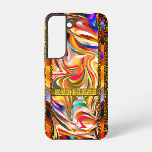 Art Trends Swirly Colourful Samsung Galaxy Case