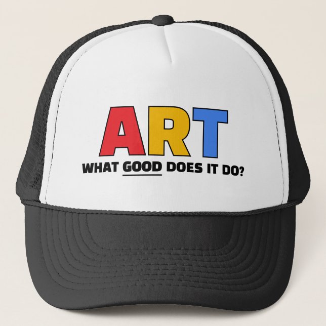Art Trucker Hat (Front)