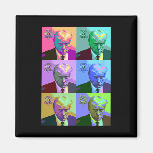 Art Trump Mugshot Magnet