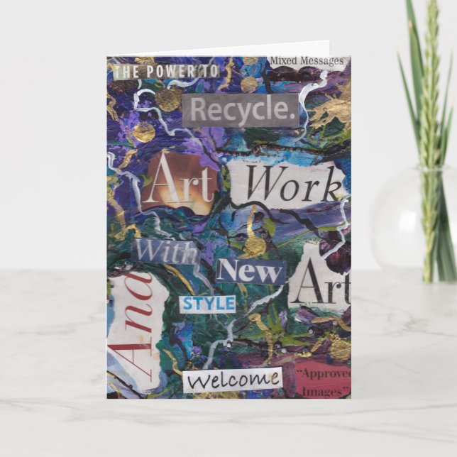 Art Upcycle Card (Front)