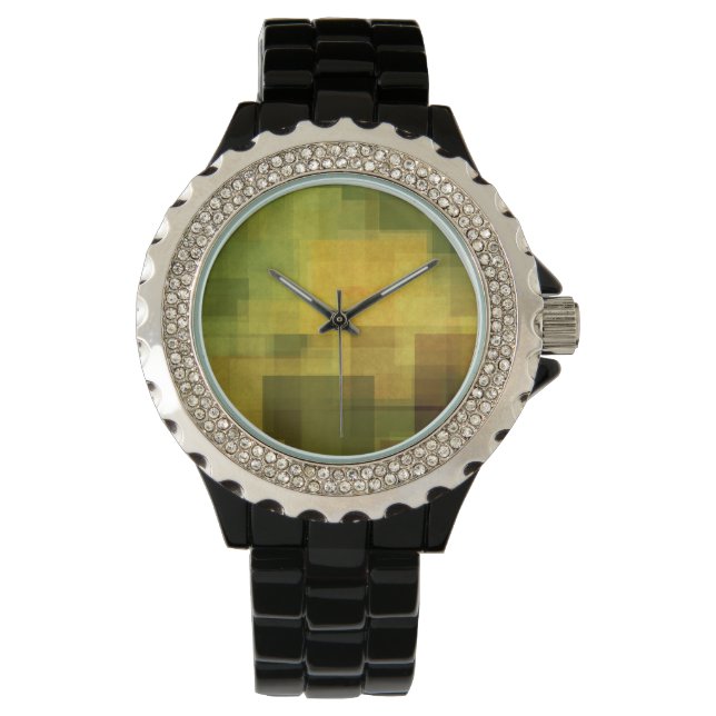 art vintage colourful abstract geometric 2 watch (Front)