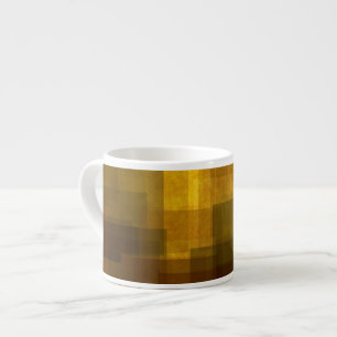 art vintage colourful abstract geometric espresso cup