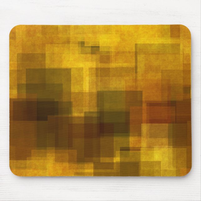 art vintage colourful abstract geometric mouse pad (Front)