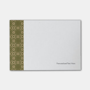 Art vintage damask pattern post-it notes
