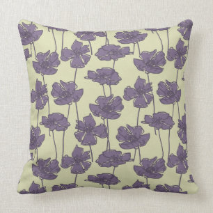 Art vintage floral pattern background cushion