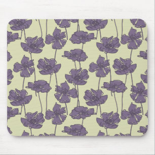 Art vintage floral pattern background mouse pad