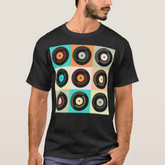 Art Vinyl Records Retro Collector T-Shirt