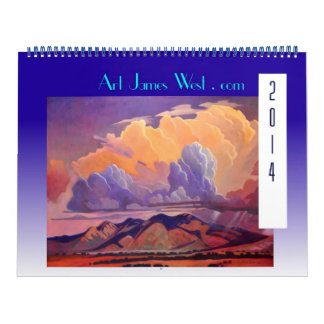 Art West 2014 Calendar! Fantastic Clouds and Roads Calendar