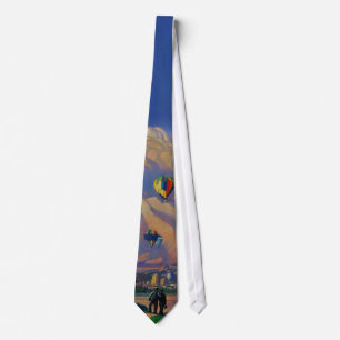 Art West Tie - Ballooning on the Rio Grande