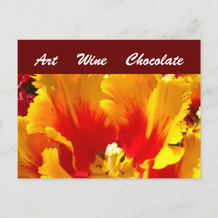 Art Wine Chocolate Festival postcards Festivals