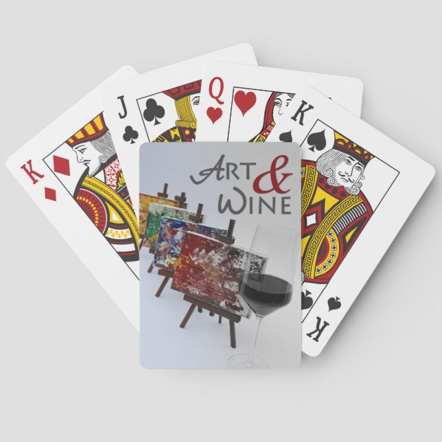 Art & Wine Playing Cards! Cards (Back)