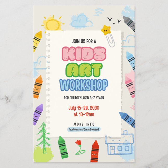 Art Workshop Flyer (Front)