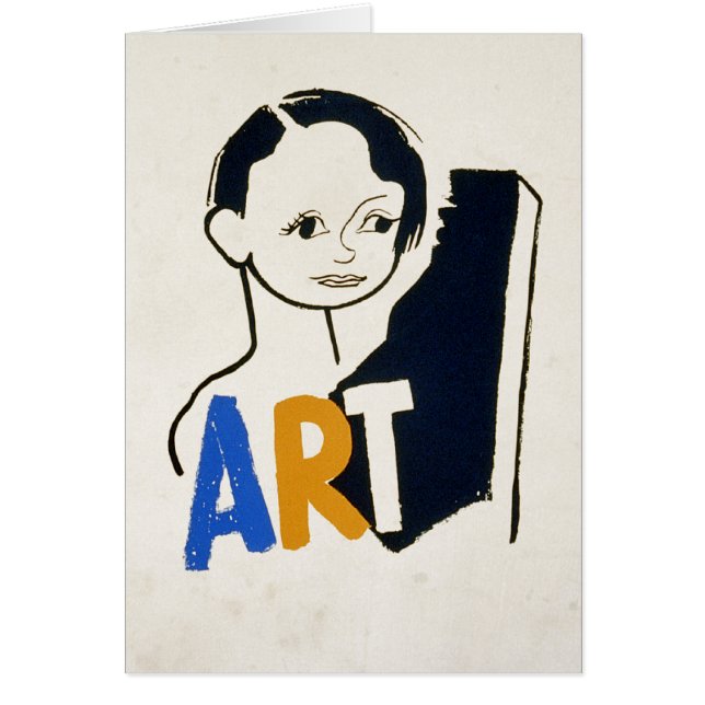 ART... WPA custom text [card] (Front)