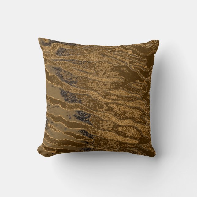 Art zebra tiger cushion (Front)