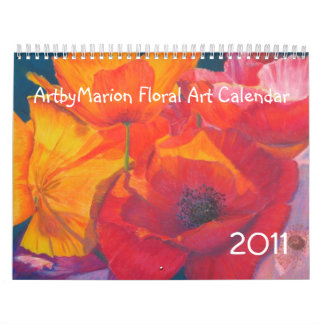 ArtbyMarion Floral Art 2011 Calendar