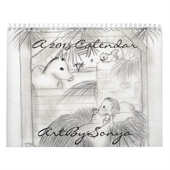 ArtBySonya 2015 - Oma Calendar (Cover)