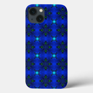 Artdeco Abstract Flowers and Stars iPhone 13 Case