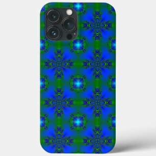 Artdeco Abstract Flowers and Stars iPhone 13 Pro Max Case