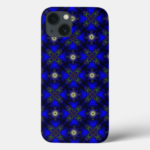 Artdeco Abstract Flowers and Stars iPhone 13 Case