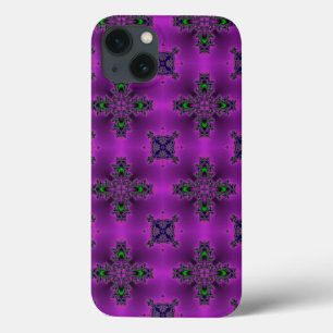 Artdeco Abstract Flowers iPhone 13 Case