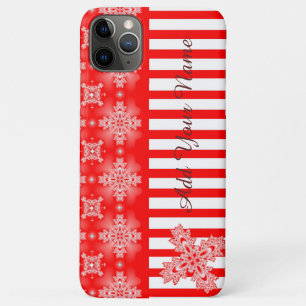 Artdeco Flowers in Retro Style , Add Your Name iPhone 11 Pro Max Case