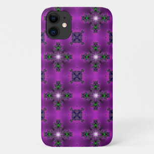 Artdeco Flowers in Retro Style iPhone 11 Case
