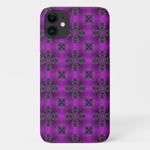Artdeco Flowers in Retro Style iPhone 11 Case