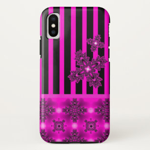 Artdeco Flowers in Retro Style iPhone XS Case