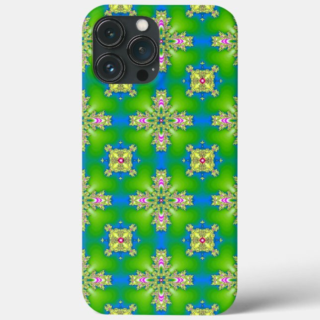 Artdeco Flowers in Retro Style Case-Mate iPhone Case (Back)