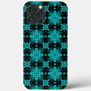 Artdeco Flowers in Retro Style iPhone 13 Pro Max Case