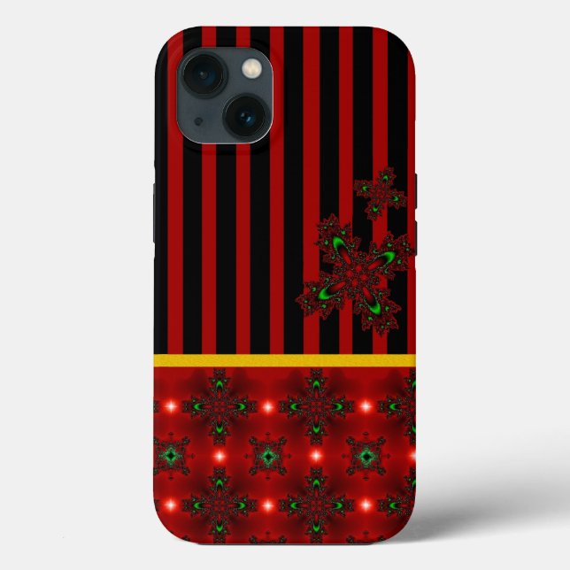 Artdeco Flowers in Retro Style Case-Mate iPhone Case (Back)