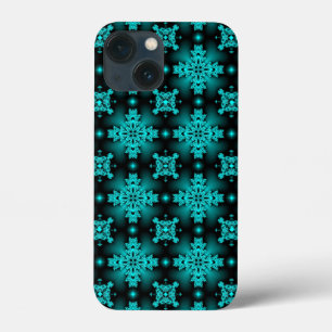 Artdeco Flowers in Retro Style iPhone 13 Mini Case