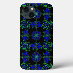 Artdeco Flowers in Retro Style iPhone 13 Case