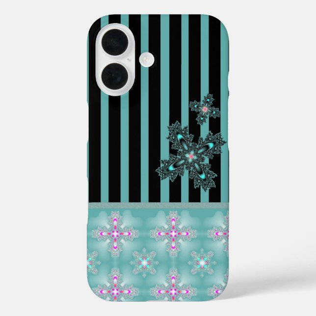 Artdeco Flowers in Retro Style Case-Mate iPhone Case (Back)