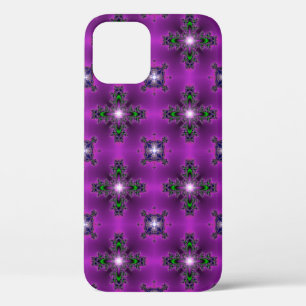 Artdeco Flowers in Retro Style iPhone 12 Case