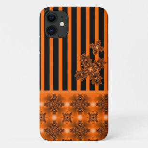 Artdeco Flowers in Retro Style iPhone 11 Case