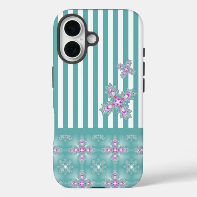 Artdeco Flowers in Retro Style Case-Mate iPhone Case (Back)